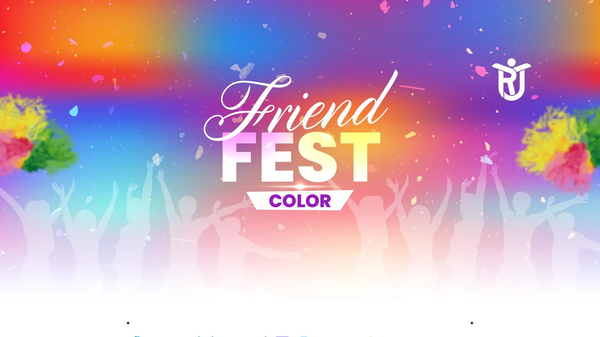 Banner del evento Friend Fest Color